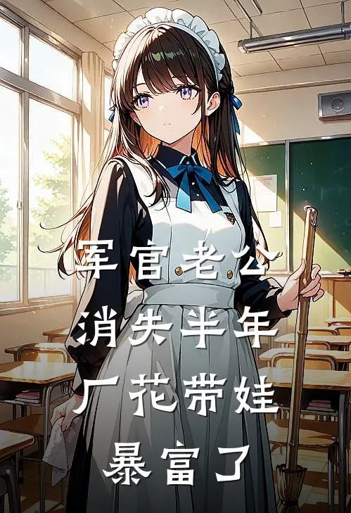 军官老公消失半年，厂花带娃暴富了