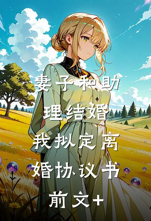 妻子和助理结婚，我拟定离婚协议书前文+