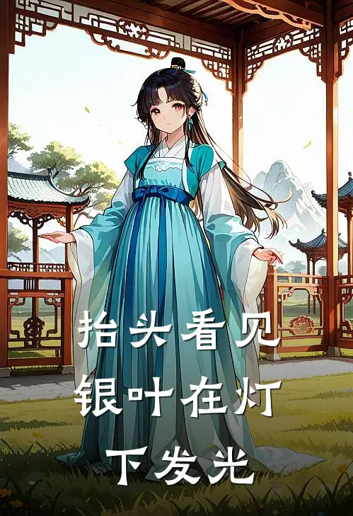 抬头看见银叶在灯下发光