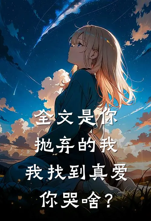 全文是你抛弃的我，我找到真爱你哭啥？