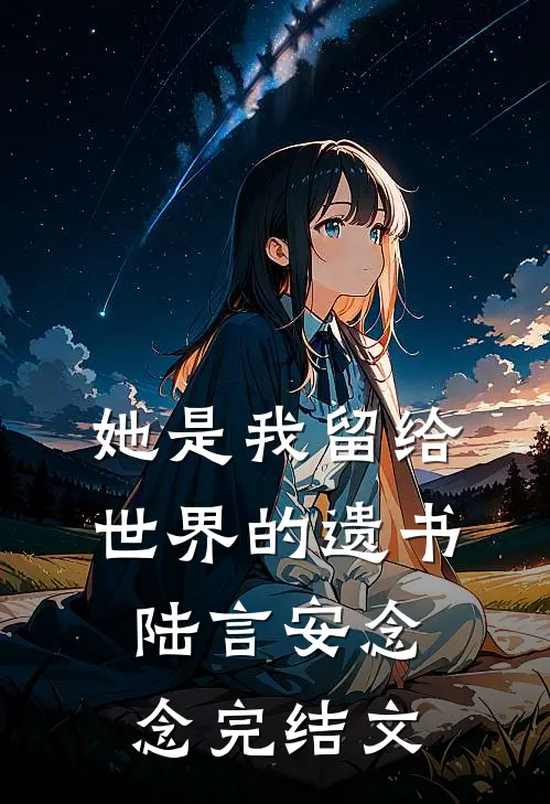 她是我留给世界的遗书陆言安念念完结文