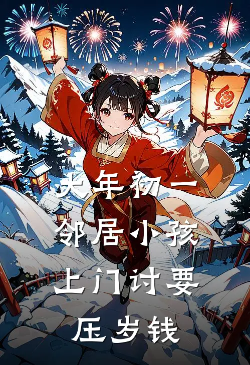 大年初一，邻居小孩上门讨要压岁钱