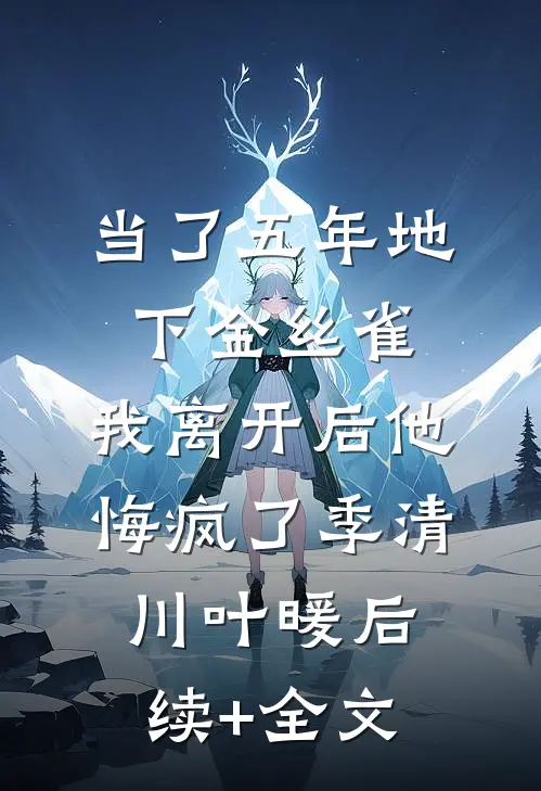 当了五年地下金丝雀，我离开后他悔疯了季清川叶暖后续+全文