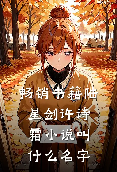 畅销书籍陆星剑许诗霜小说叫什么名字